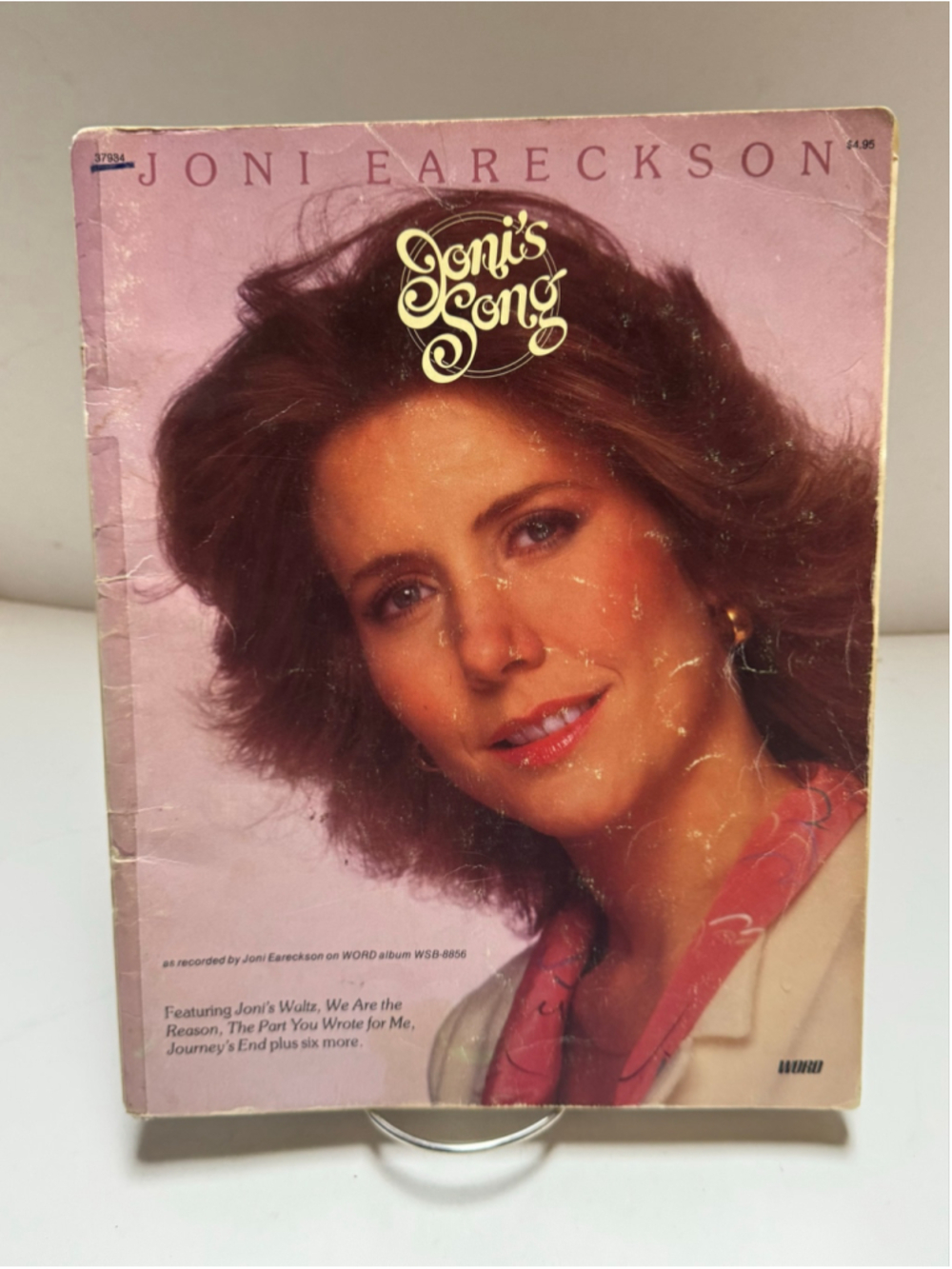 Joni Eareckson Joni's Song Music Book 1982 Inspirational